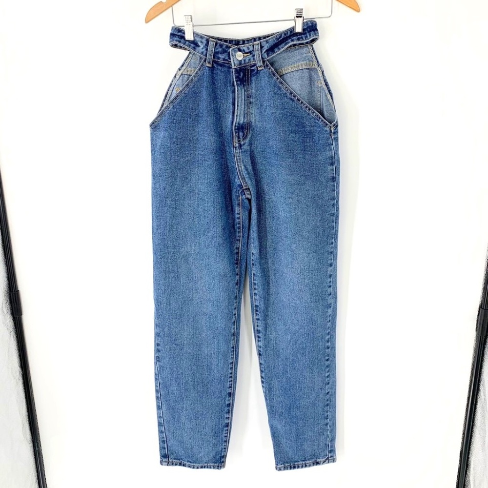 Pretty Little Things Women Jeans 90's Cut Out Baggy Boyfriend Jeans Sz 8